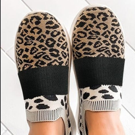 Claire – Sneakers confortables pour femmes avec motif léopard