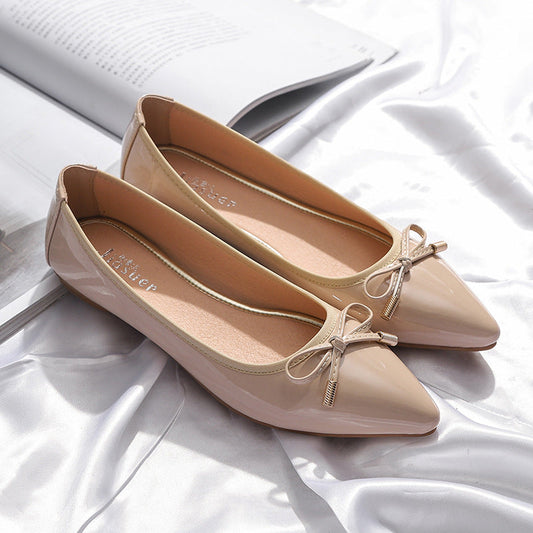 Amelia – Escarpins à talon pour femme en cuir vegan avec nœud papillon