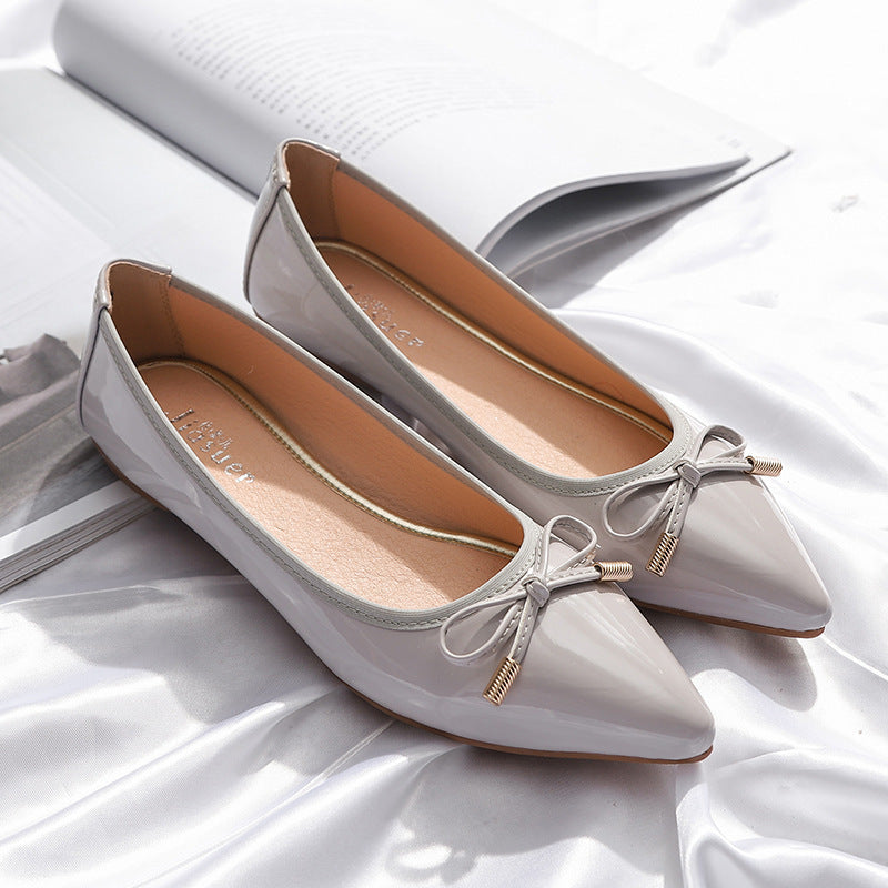 Amelia – Escarpins à talon pour femme en cuir vegan avec nœud papillon
