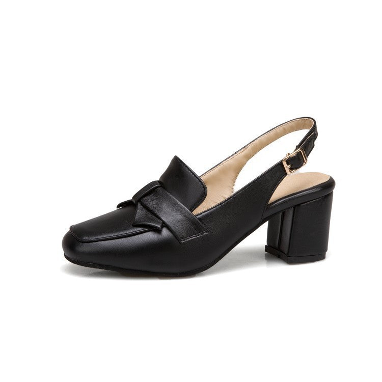 Sara – Sandales à Talons Épais Baotou