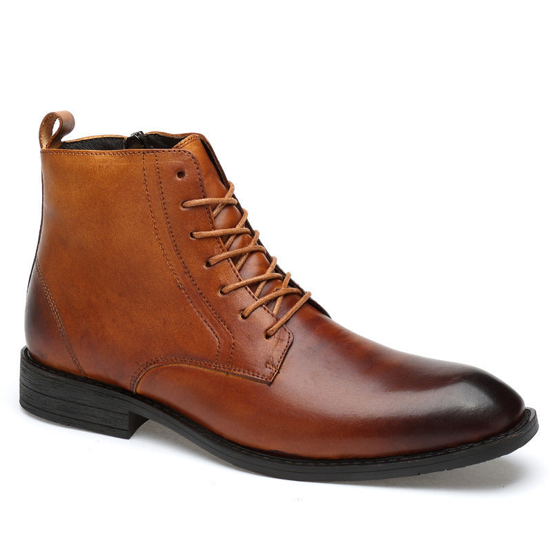 Bradley – Bottes Martin Haut de Gamme pour Hommes en Cuir Vegan Premium