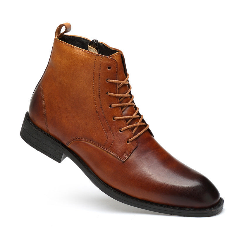 Bradley – Bottes Martin Haut de Gamme pour Hommes en Cuir Vegan Premium