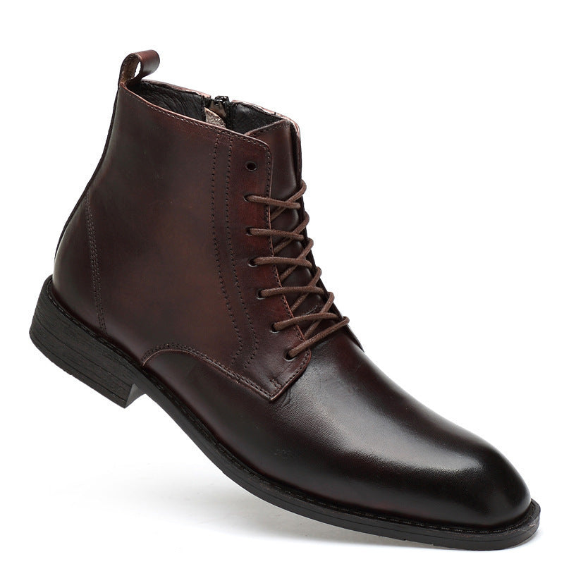 Bradley – Bottes Martin Haut de Gamme pour Hommes en Cuir Vegan Premium