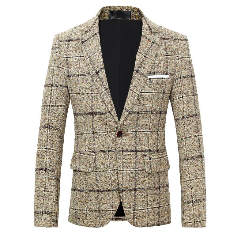 Howard – Costume Homme Ajusté à Motif Classique à Carreaux