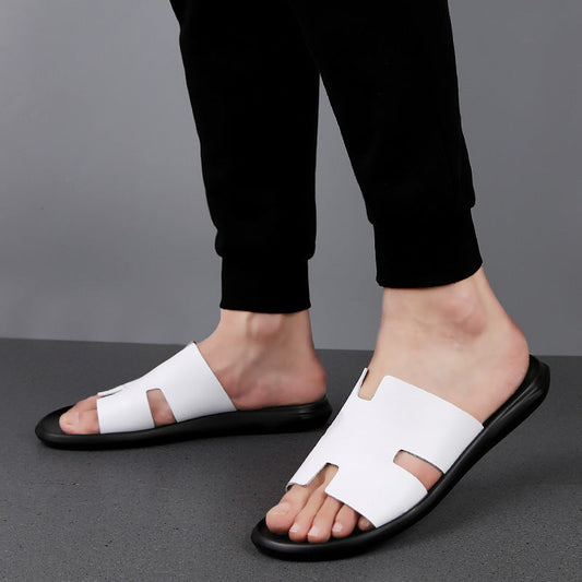 Jay – Sandales tongs en cuir vegan pour homme