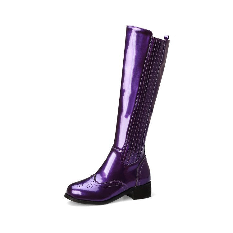 Judith – Bottes Longues en Cuir Vegan avec Talon Bas