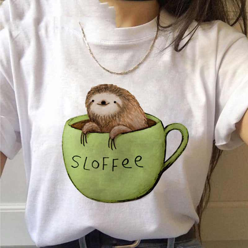 Michelle – T-Shirts Imprimés Kawaii pour Femmes