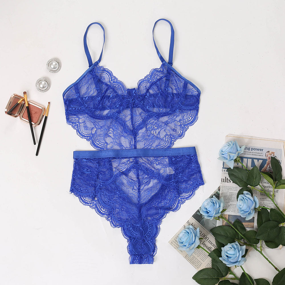 Lily – Corset Monopièce en Dentelle Sexy pour Femmes