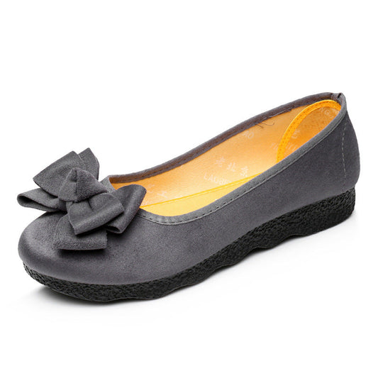 Danielle – Ballerines avec nœud et bout rond
