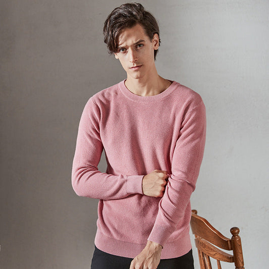 Laurence – Herren Strickpullover mit Rundhalsausschnitt