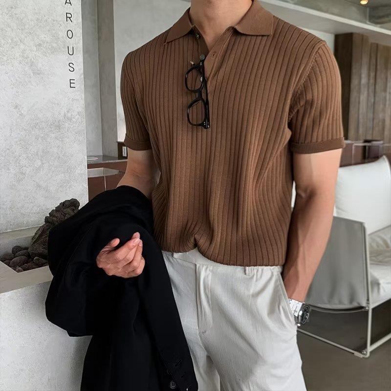 Rod – Poloshirt en Coton Mélangé Style Coréen