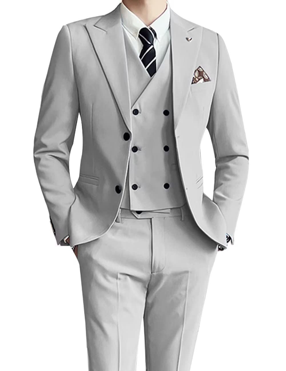 Callum – Costume trois pièces pour homme en coupe slim