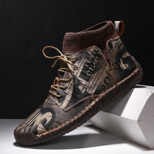 Albert – Sneakers à chaussettes hautes pour hommes
