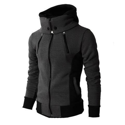 Ian – Veste Sportive pour Hommes à Capuche et Fermeture Éclair