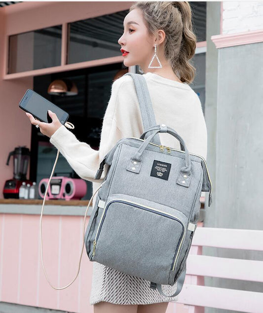 Carly – Sac à langer grande capacité pour mamans au design élégant