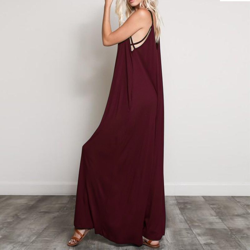 Jade – Jumpsuit d'été avec col en V pour femme