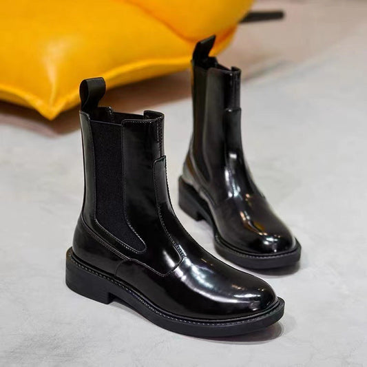 Abigail – Bottines britanniques en cuir vegan