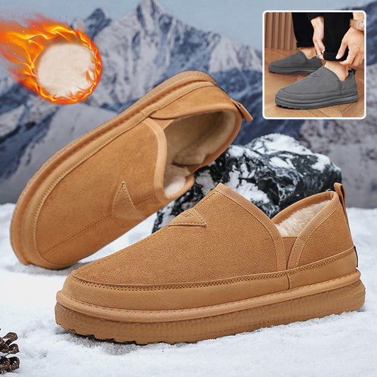 Calvin – Bottes d'hiver pour hommes en suédine vegan premium