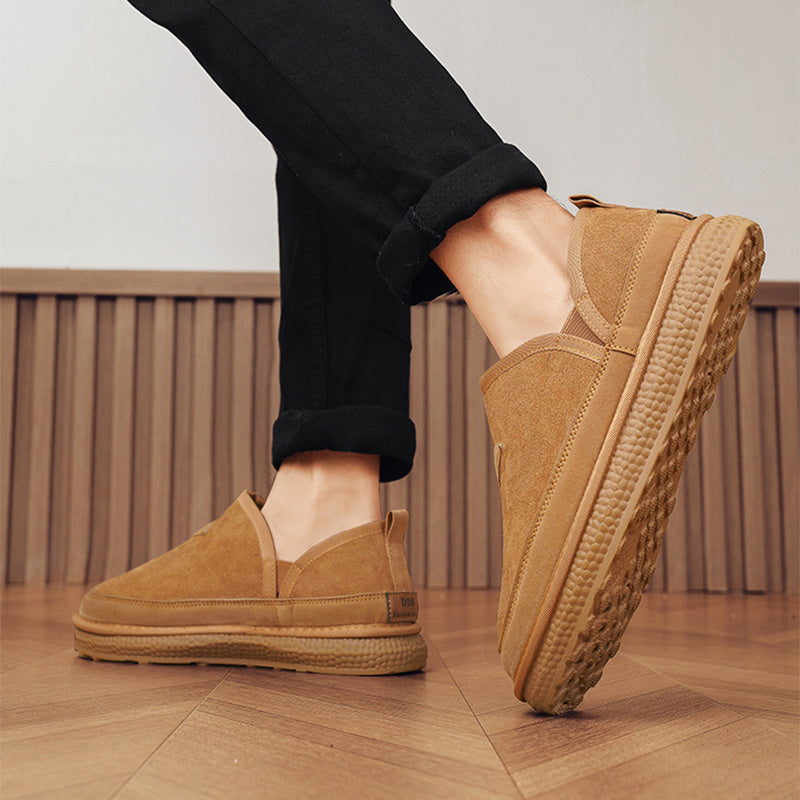 Calvin – Bottes d'hiver pour hommes en suédine vegan premium