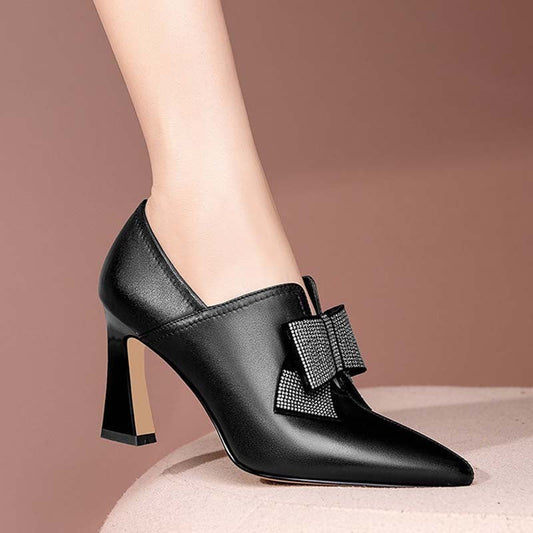 Julia – Escarpins pour Femme avec Nœuds