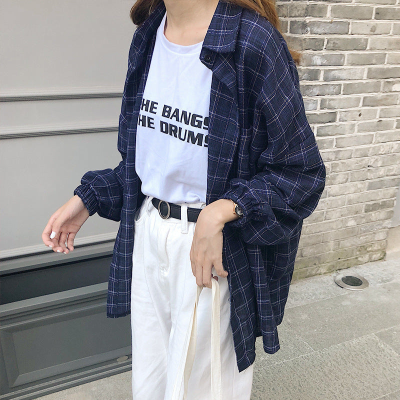 Linda – Blouse à Carreaux
