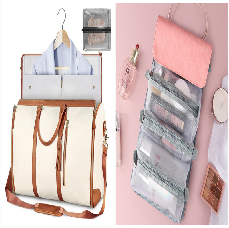 Emma – Grande Capacité Sac de Voyage Duffle pour Femmes, Sac à Costume Pliable, Imperméable