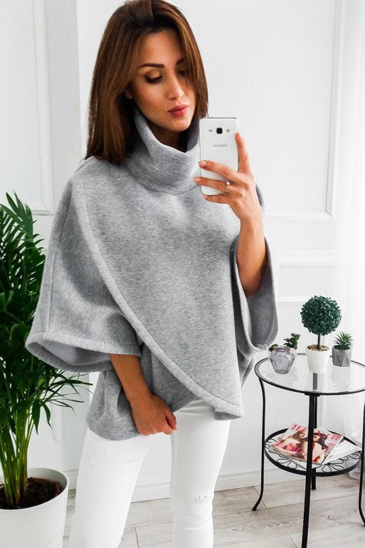 Natalie – Pull-over Femme avec Coupe Longue
