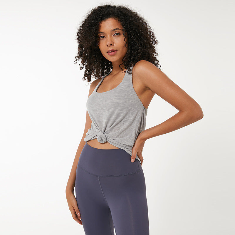 Megan – Débardeur Fitness Yoga en Nylon