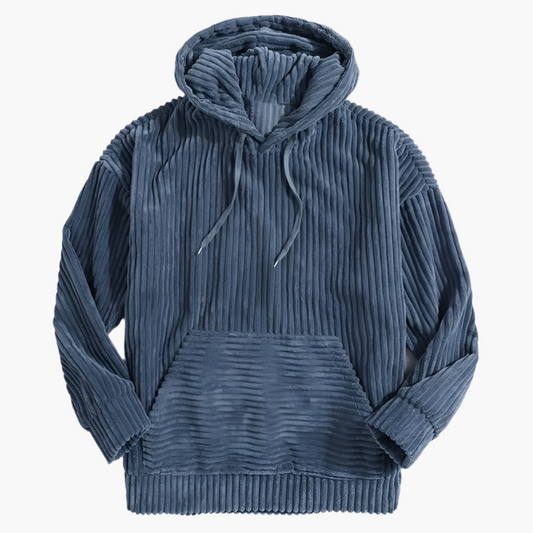 Felix – Pull à Capuche en Velours Côtelé pour Hommes