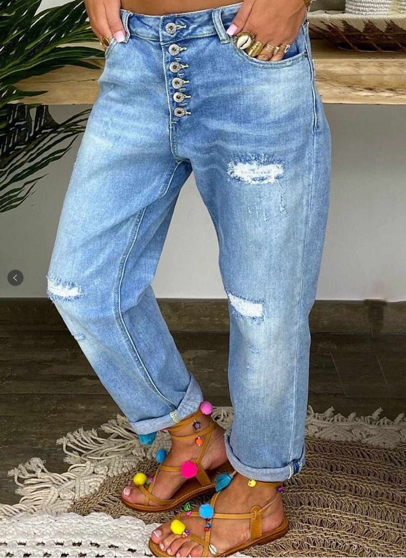 Kelly – Jean Taille Haute d'Été pour Femmes