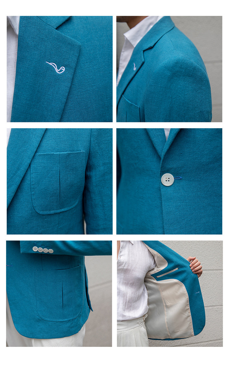 James – Veste Légère en Lin Respirante
