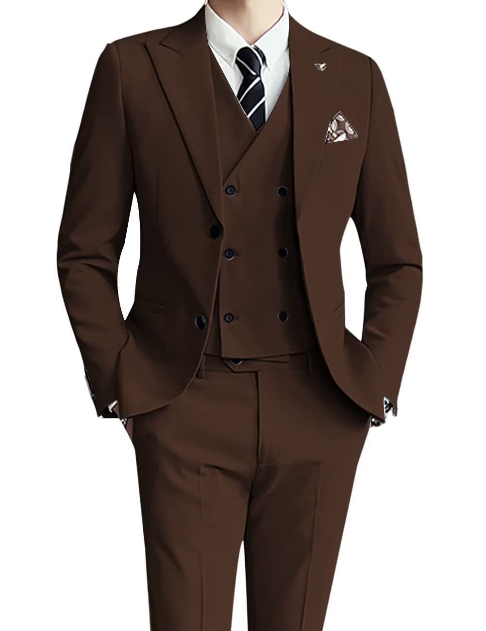 Callum – Costume trois pièces pour homme en coupe slim