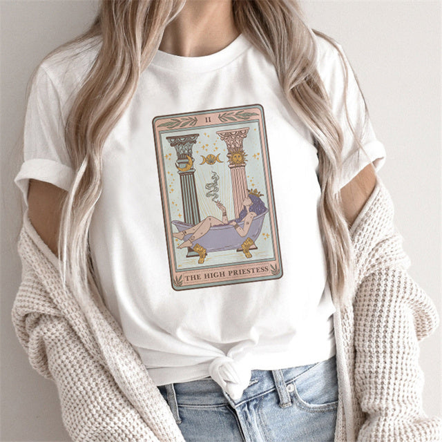 Deborah – T-shirt pour femmes avec imprimé tarot