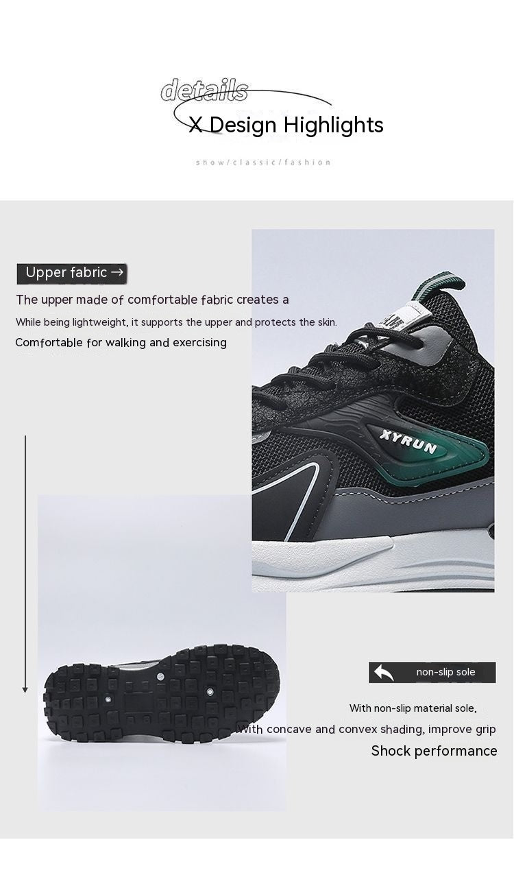 Stephen – Chaussures de Course Respirantes pour Hommes en Mesh Léger