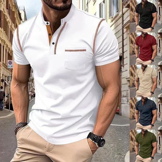 Walter – Polo à Manches Courtes pour Homme Été Décontracté Séchage Rapide