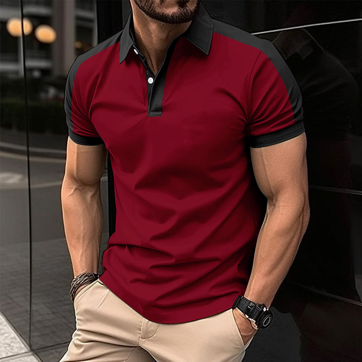 Jacob – Polo Business à Manches Courtes pour Hommes