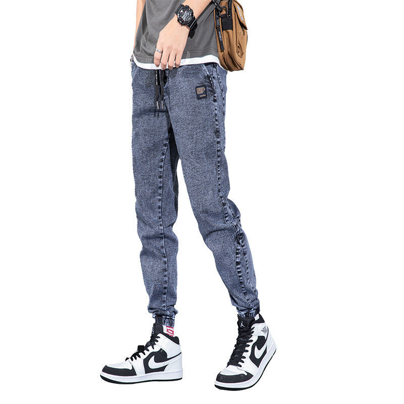 Nathaniel – Jean Homme Confortable avec Design Harlan