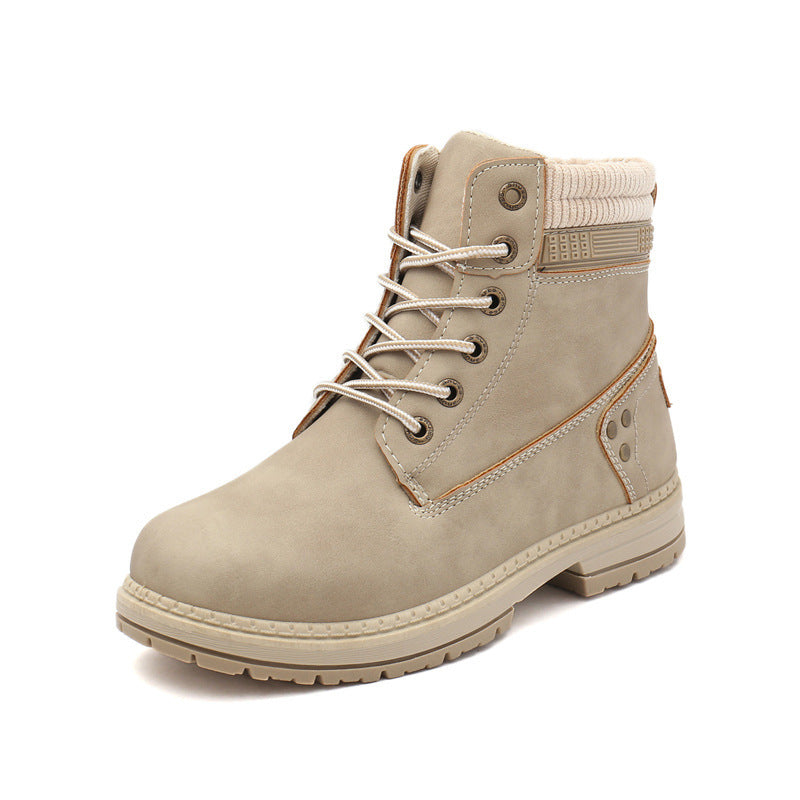 Imogen – Bottes Martin avec Plus-Velours pour Femmes
