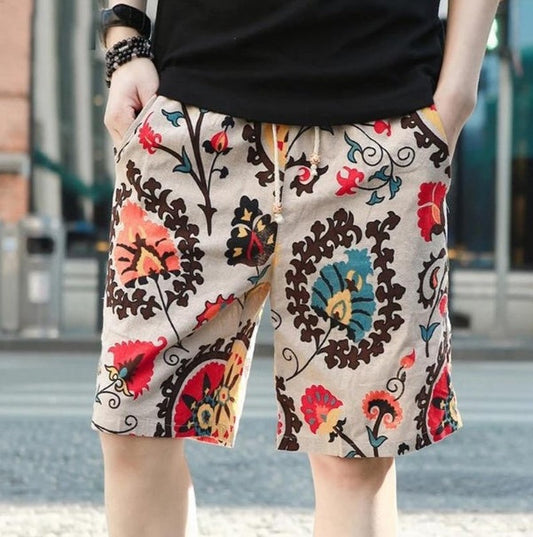 Aidan – Herren Leinen Strandshorts