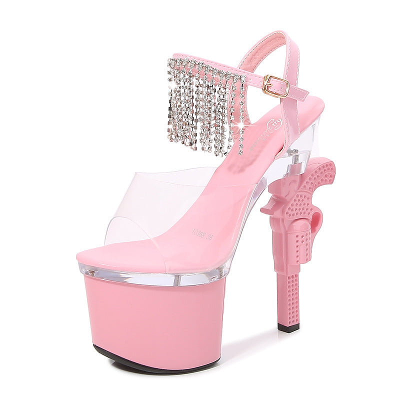 Jasmine – Sandales Compensées en Cuir Vegan