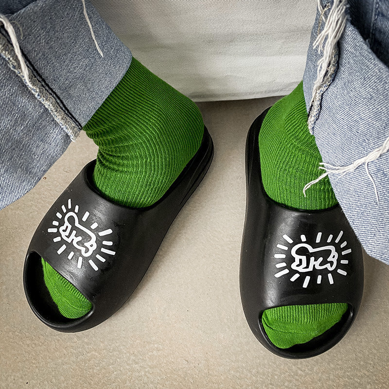 Sean – Sandales Homme Graffiti avec Plateau