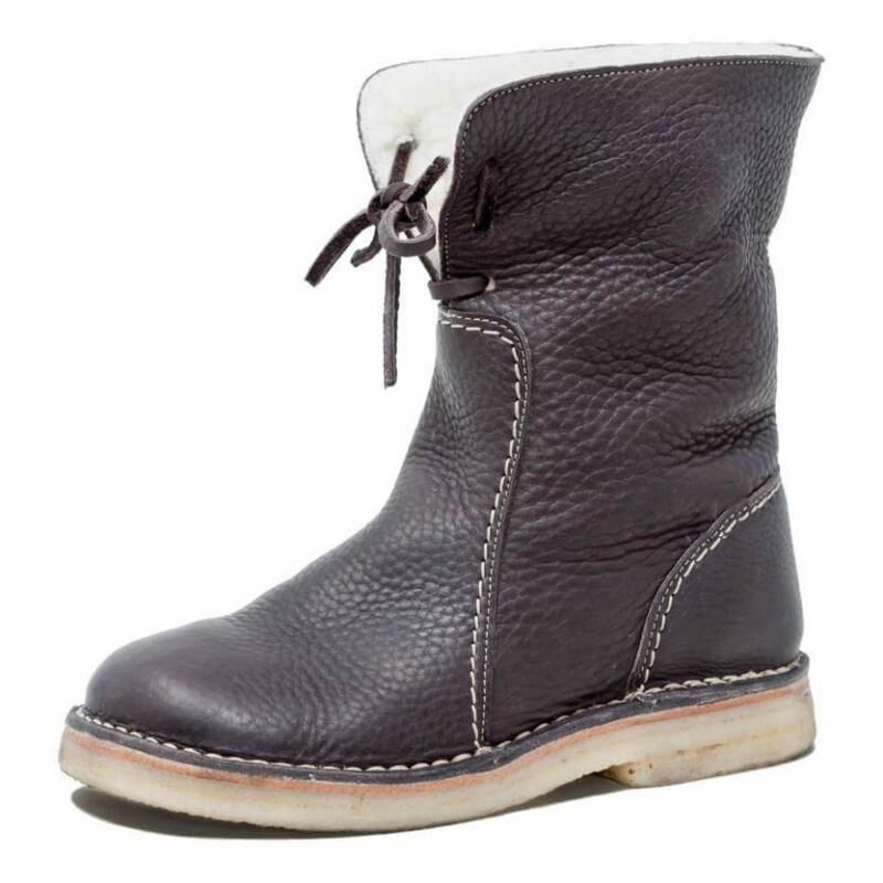 Leah – Bottes Chaudes pour Femmes avec Fausse Fourrure