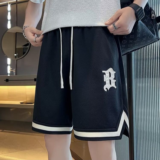 Joel – Sportliche Shorts mit weitem Bein und Kordelzug