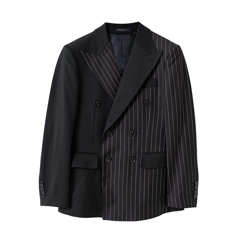 Kenny – Costume Croisé à Rayures pour Homme