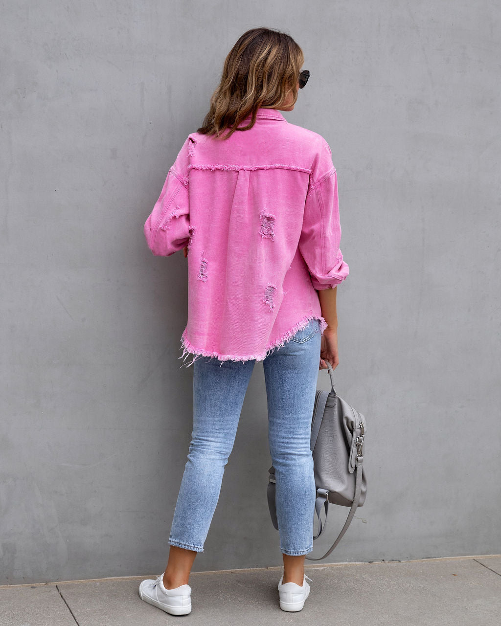 Brenda – Veste Déchirée pour Femmes pour l'Automne et le Printemps