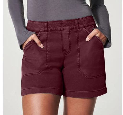 Carly – Salopette à Taille Haute en Coton et Lin, Style Décontracté