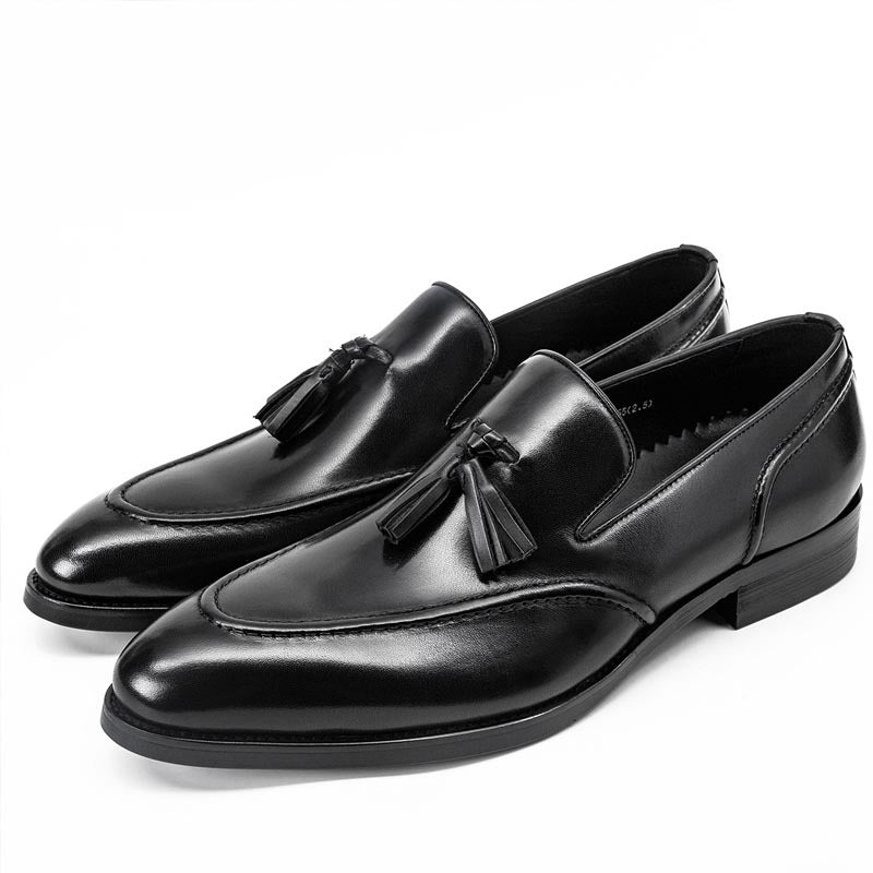 Doug – Chaussures à franges décontractées en cuir végan