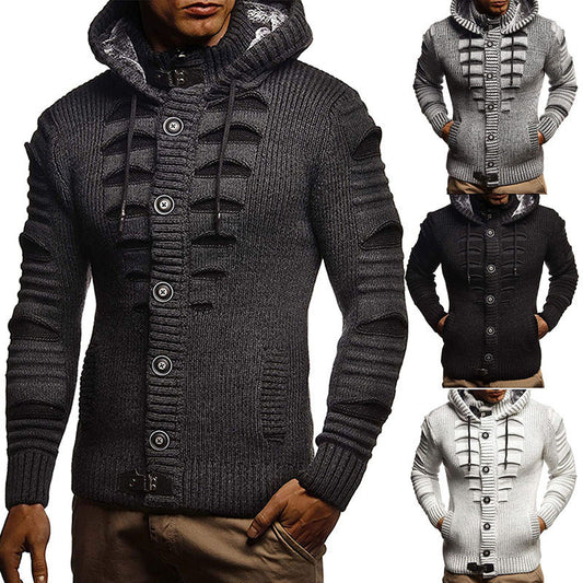 Richard – Veste à Capuche en Tricot pour Hommes