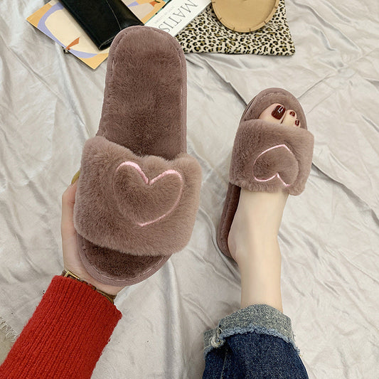 Melissa – Pantoufles en peluche vegan pour femmes