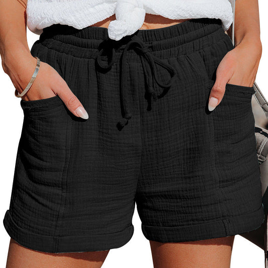 Joan – Shorts Larges à Taille Haute pour Femmes